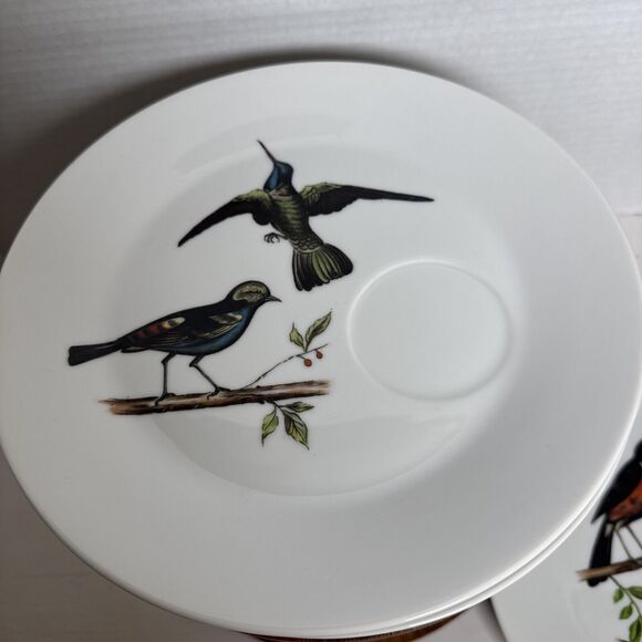 Set of 4 Vintage Songbird Collector Plates By Melody - Picture 2 of 6